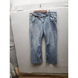 Trendy Womens Denim Jeans 24R Casual Wear Bootcut Blue